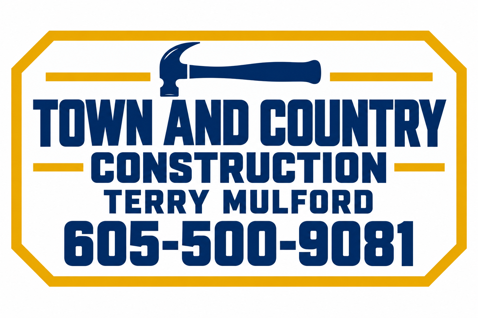 Town and Country Construction — Terry Mulford — 605-500-9081